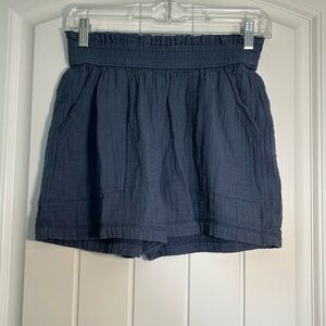 SO Women's High Waist Navy Shorts